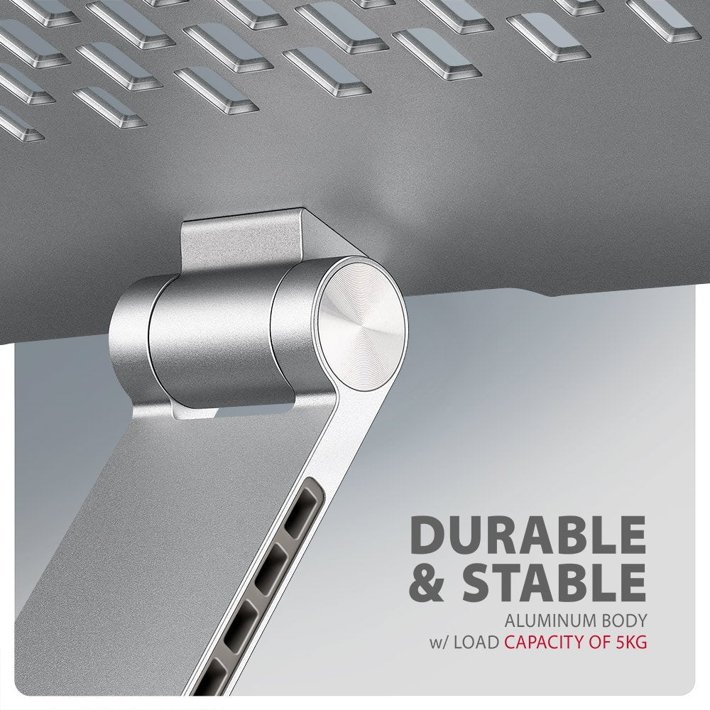 EAN 8595247908650 - Axagon STND-LR soporte para ordenador portátil Mesita plegable para ordenador portátil Plata 43,9 cm (17. imagen 19