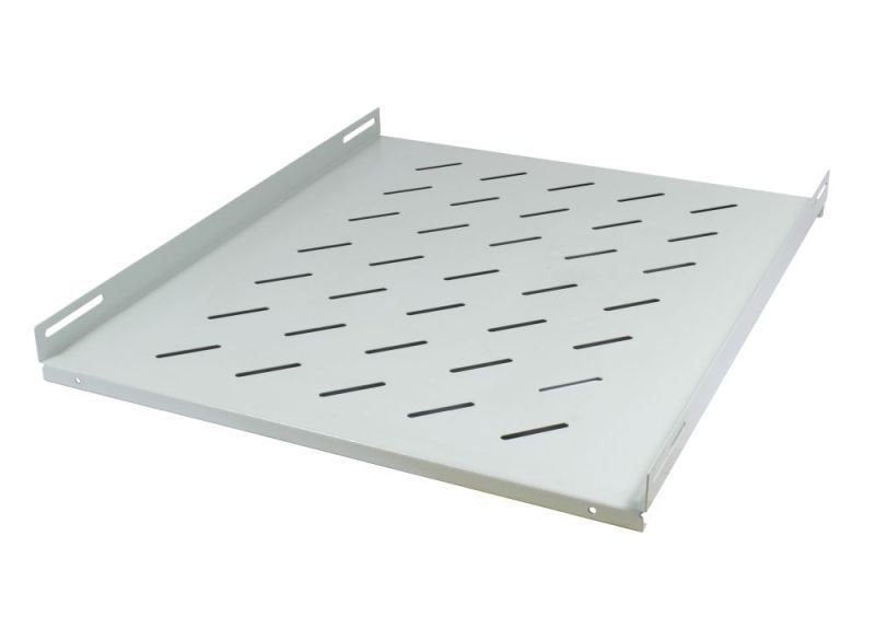 Allnet 19\"Schrank, Zbh. Fachboden Fem, T650/B472/H46mm, Lichtgris, Para Snb-Serie T900mm,