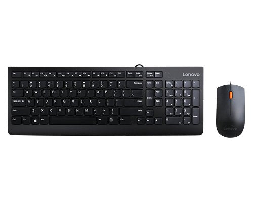 Lenovo 300 Teclado Ratón Incluido Universal Usb Qwerty Inglés De Ee. Uu. Negro