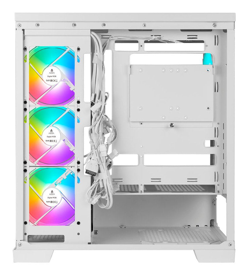 Azza Pc Gaming Caja Midi Cove 570w Usb 2 3 Type C Blanco