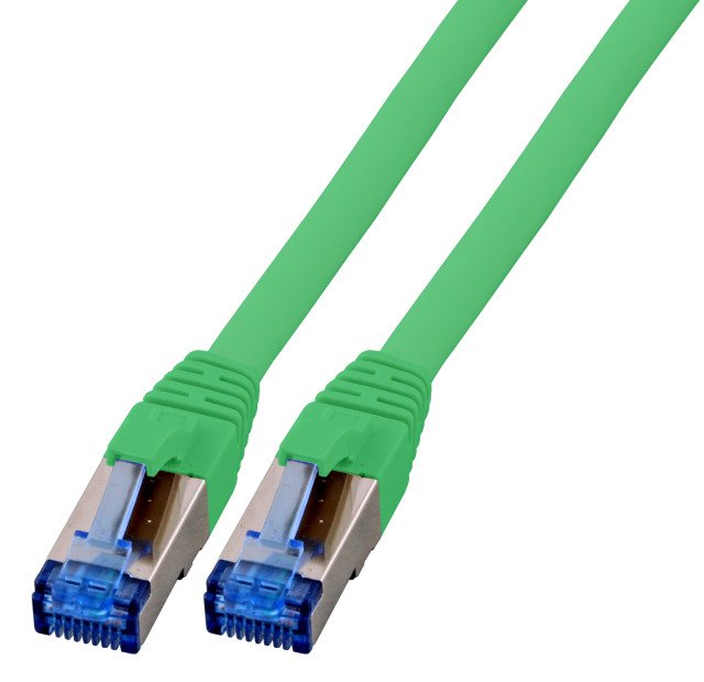 Efb Rj45 Patchk. S Ftp Cat.6a Cat7 Tpe Superflex 10.00m Grün