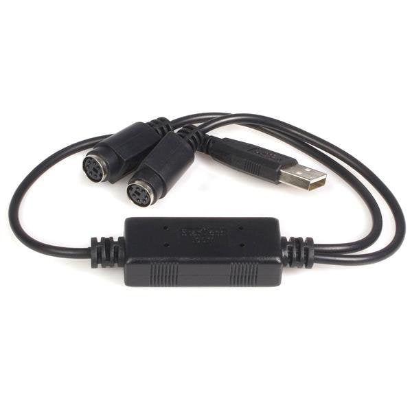 EAN 0065030799614 - StarTech.com USBPS2PC cable ps/2 0,435 m Negro imagen 1