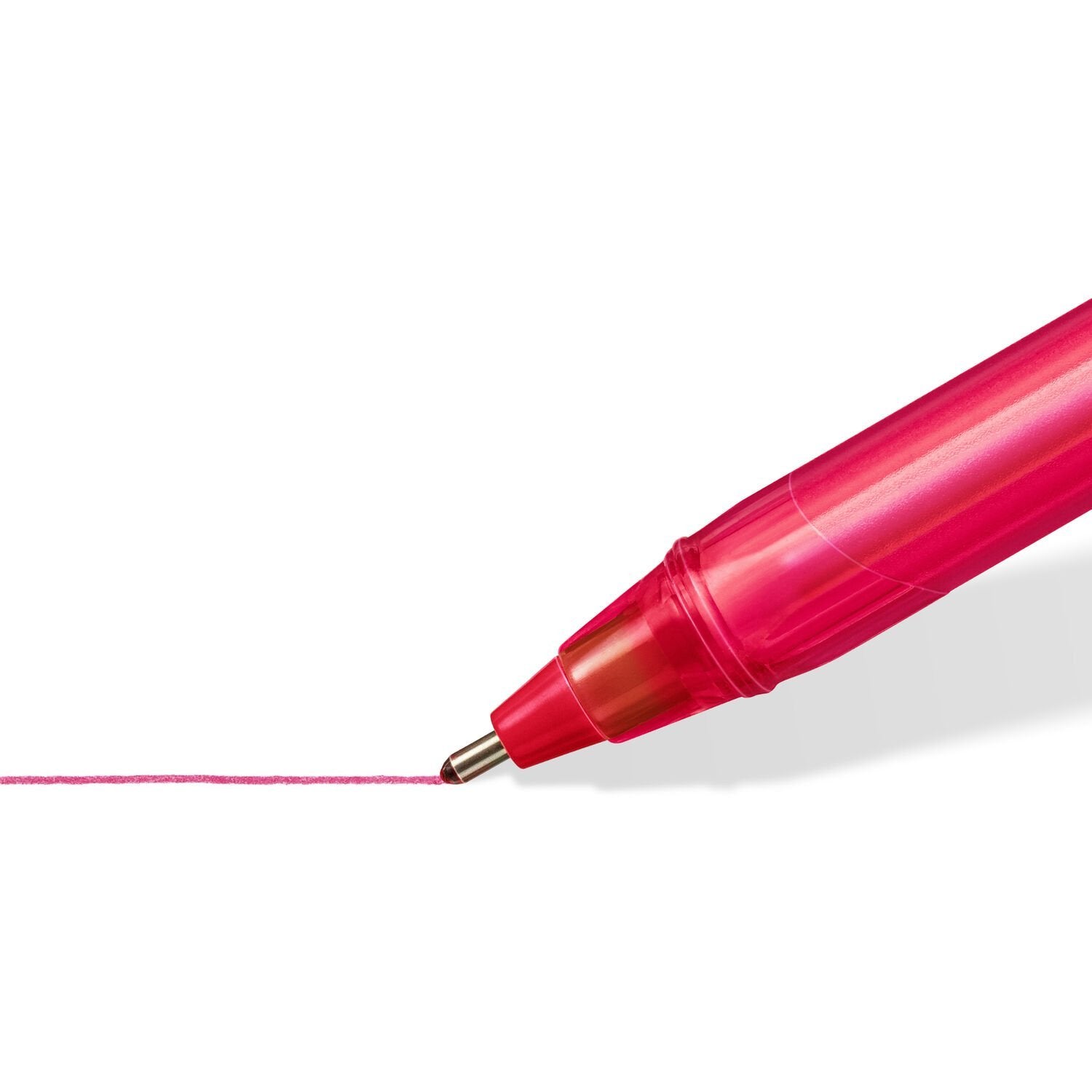 Staedtler Bolígrafo Ball 4320 M 1,0mm Triangular Rojo 10u