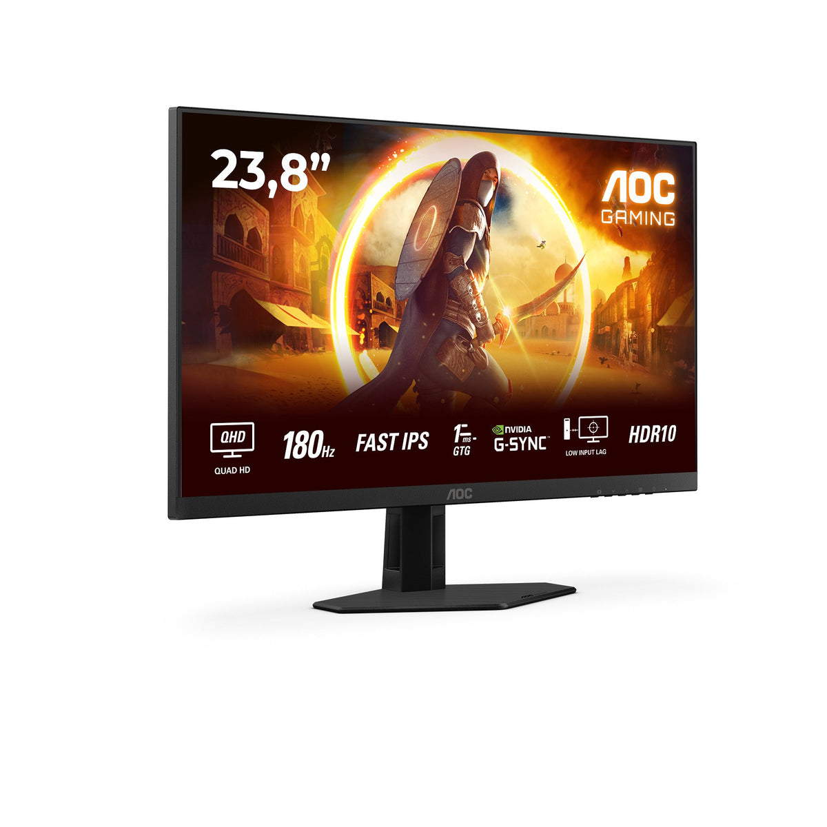 EAN 4038986142731 - AOC G4 Q24G4RE pantalla para PC 60,5 cm (23.8") 2560 x 1440 Pixeles Quad HD LED Negro, Rojo imagen 2