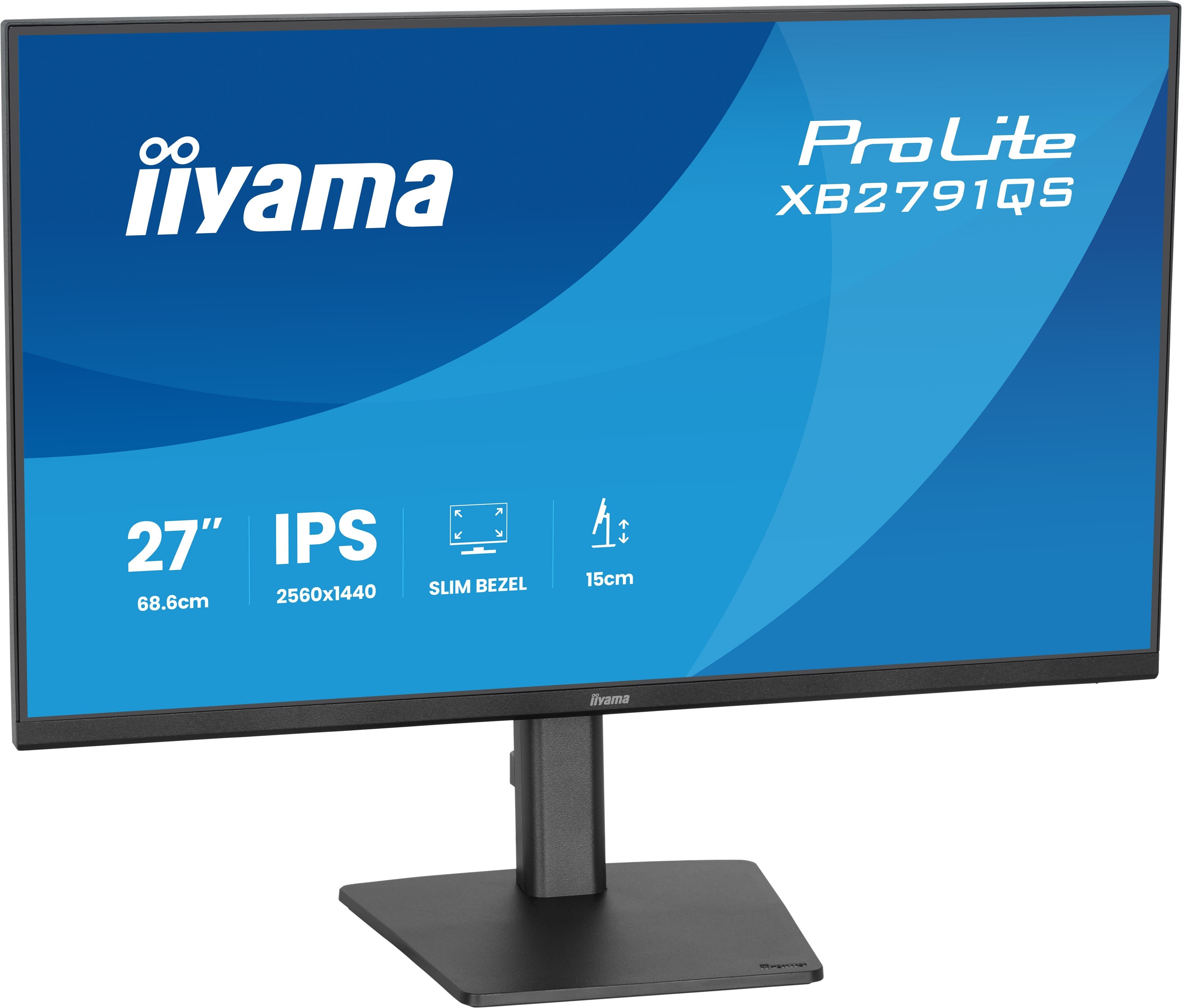 Monitor Iiyama 27" Ips, 4-Side Slim Bezel 2560x1440 75hz