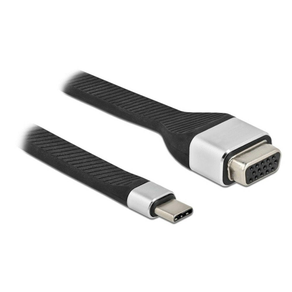EAN 8059018367959 - Techly ICOC-USBC-VGA adaptador de cable de vídeo 0,12 m USB Tipo C VGA (D-Sub) imagen 2