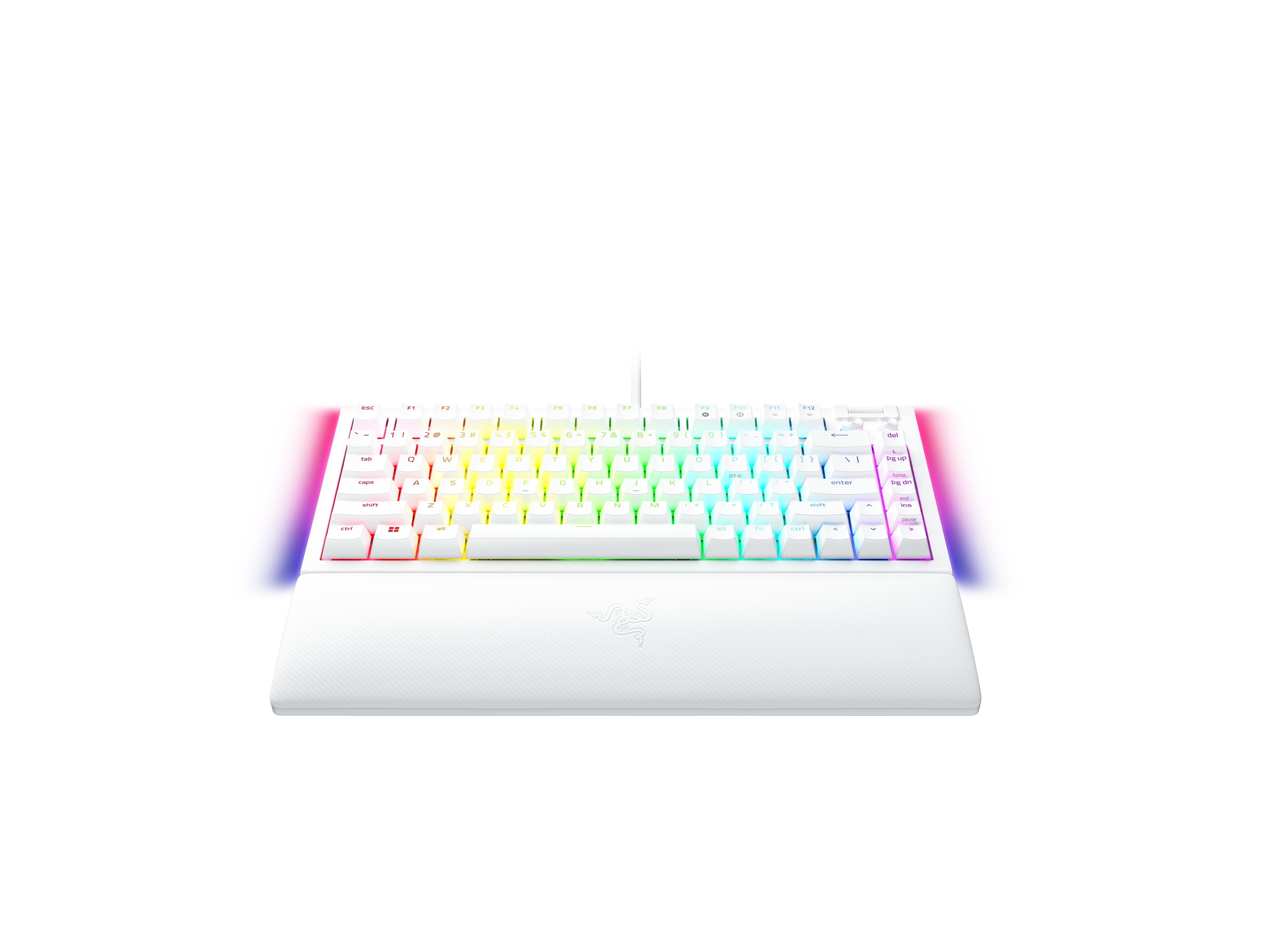 EAN 8887910072271 - Razer BlackWidow V4 75% teclado Juego USB QWERTY Inglés de EE. UU. Blanco imagen 2
