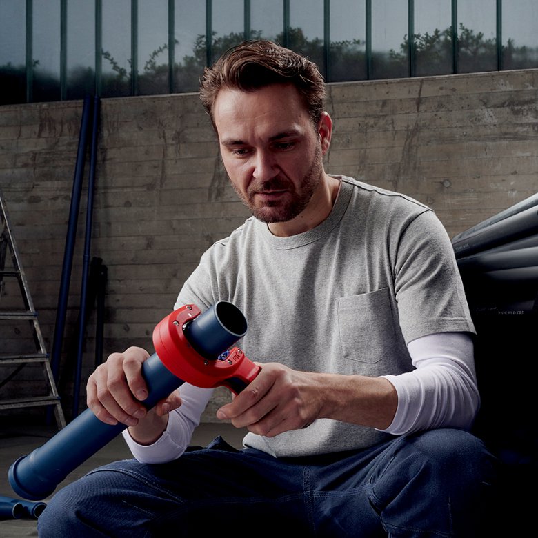 Cortatubos Knipex Dp50 90 23 01 Bk (Rojo Azul) 90 23 01 Bk