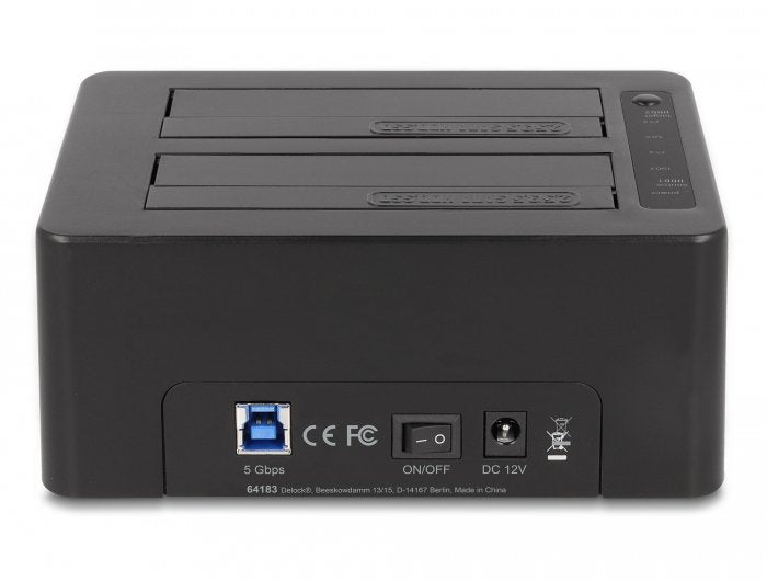 Usb Dual Dockingstation Für 2 X Sata Hdd Ssd Mit Klon Funktion Und Card Reader + Zusätzlichem Usb Port