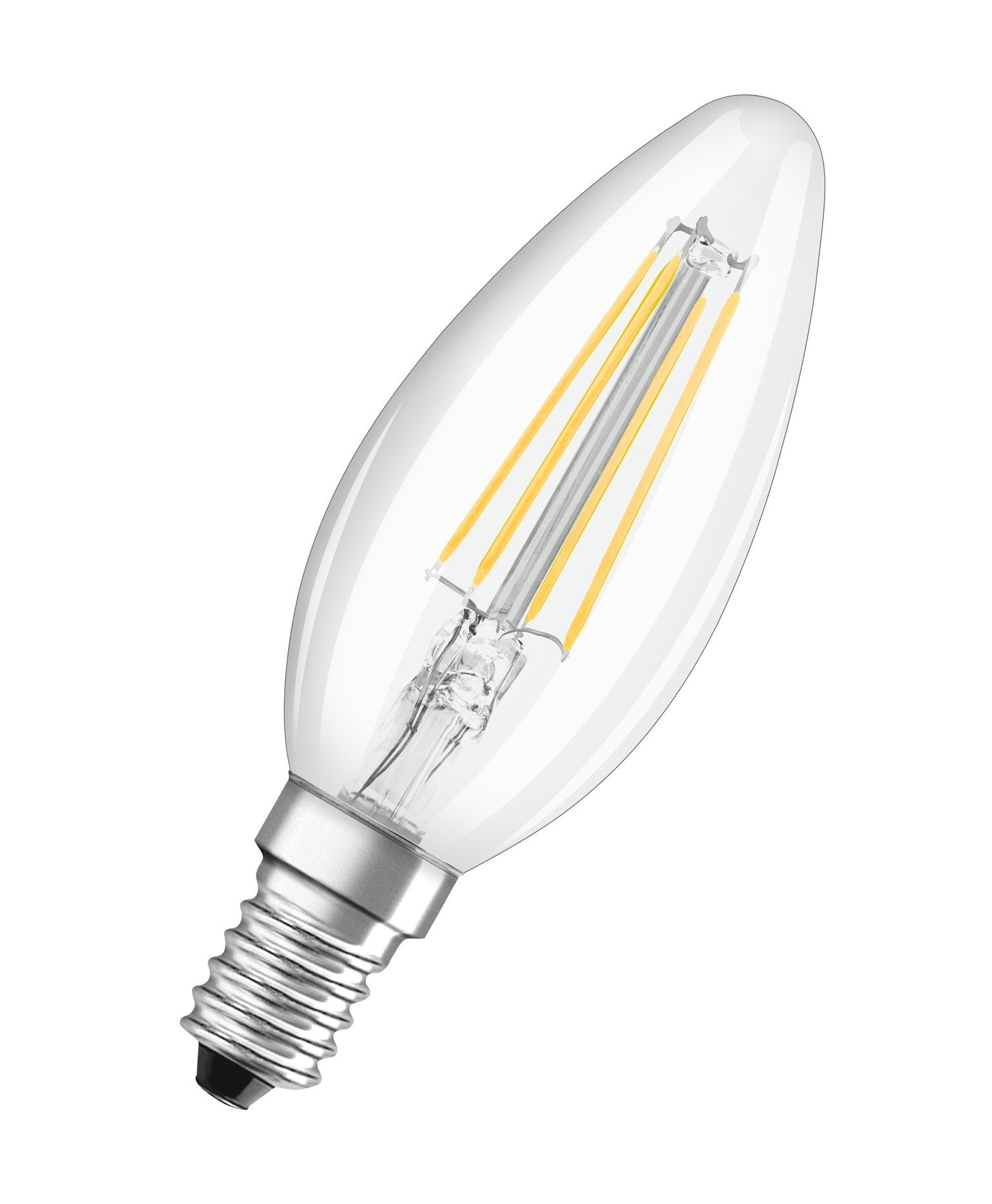 Bombilla Led Osram Filamento Transparente Llama - 4 W = 40 W - E14 - Blanco Cálido