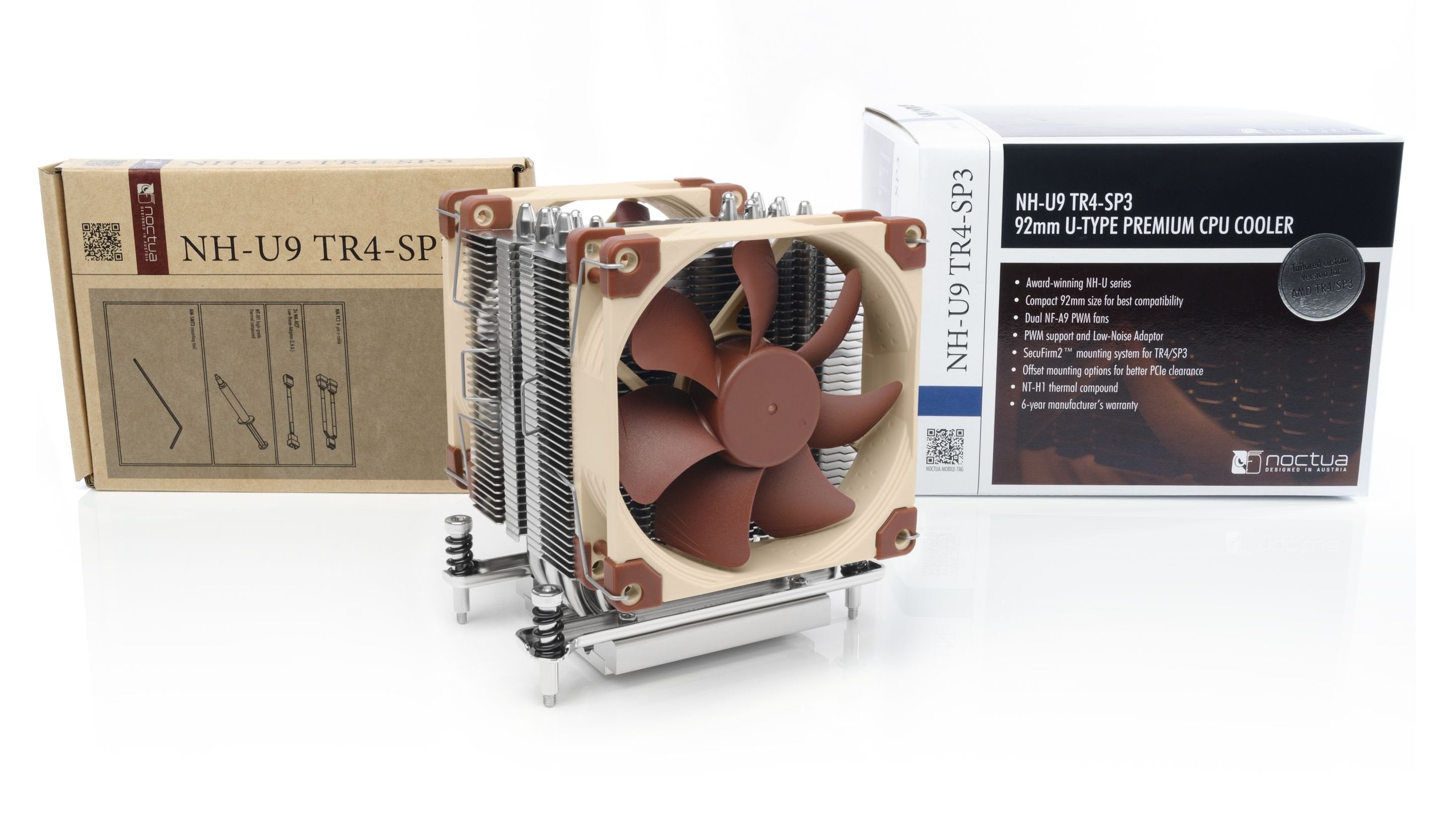 Disipador Noctua Nh-U9tr4-Sp3 2*Ventiladores 92mm Compatible Con Sockets Amd Tr4 Y Sp3