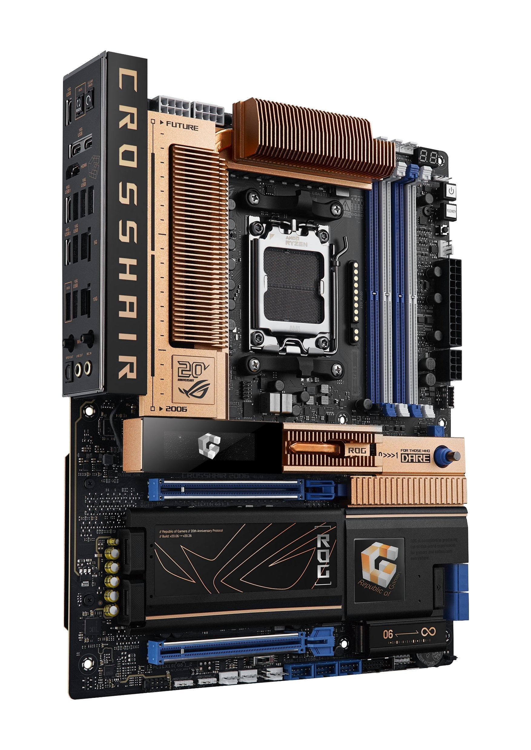 Asus Asus X870e Rog Crosshair 2006 (Negro/Bronze) 90mb1pp0-M0eay0