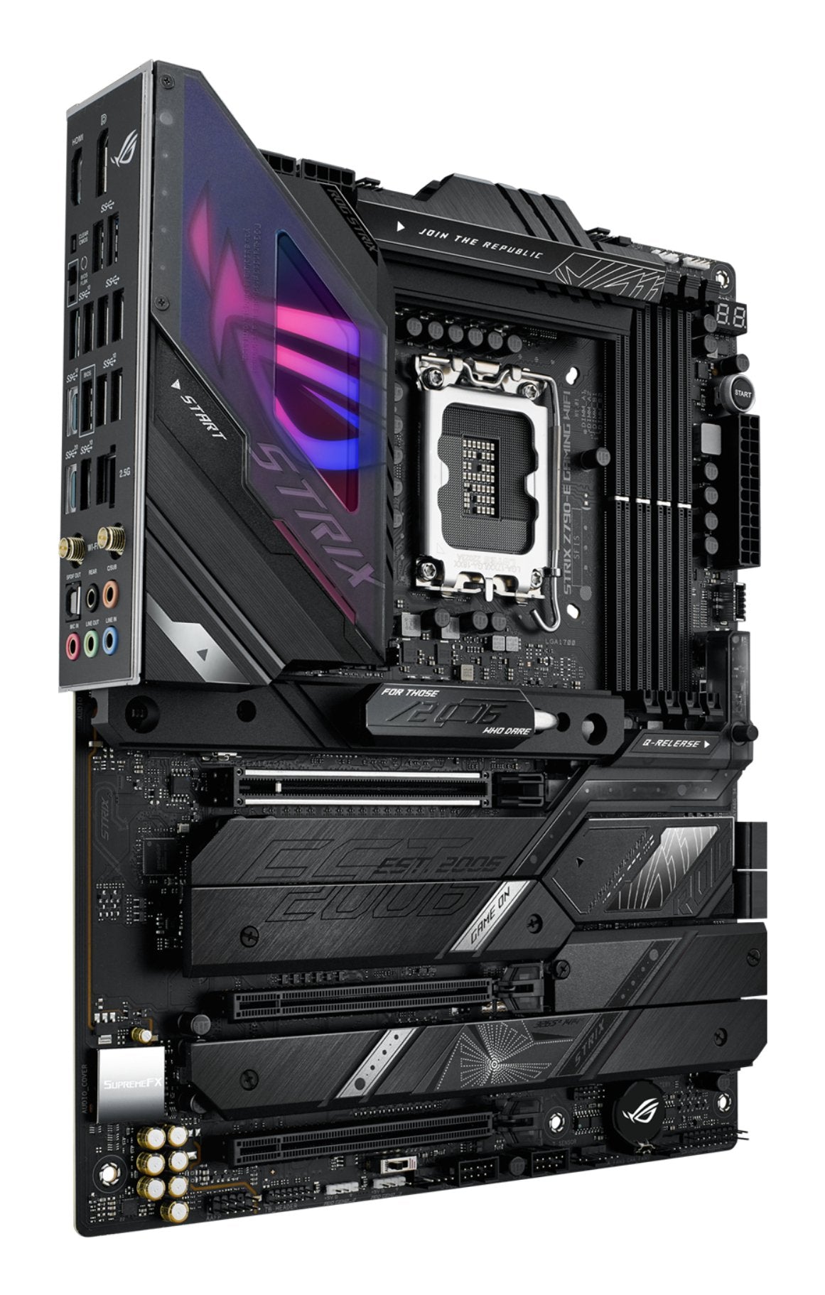Placa Base Asus 1700 Rog Strix Z790-E Gaming Wifi Atx 4xddr5 4xsata6 7xusb 3.2 Gen2 4xusb 3.2 Gen1