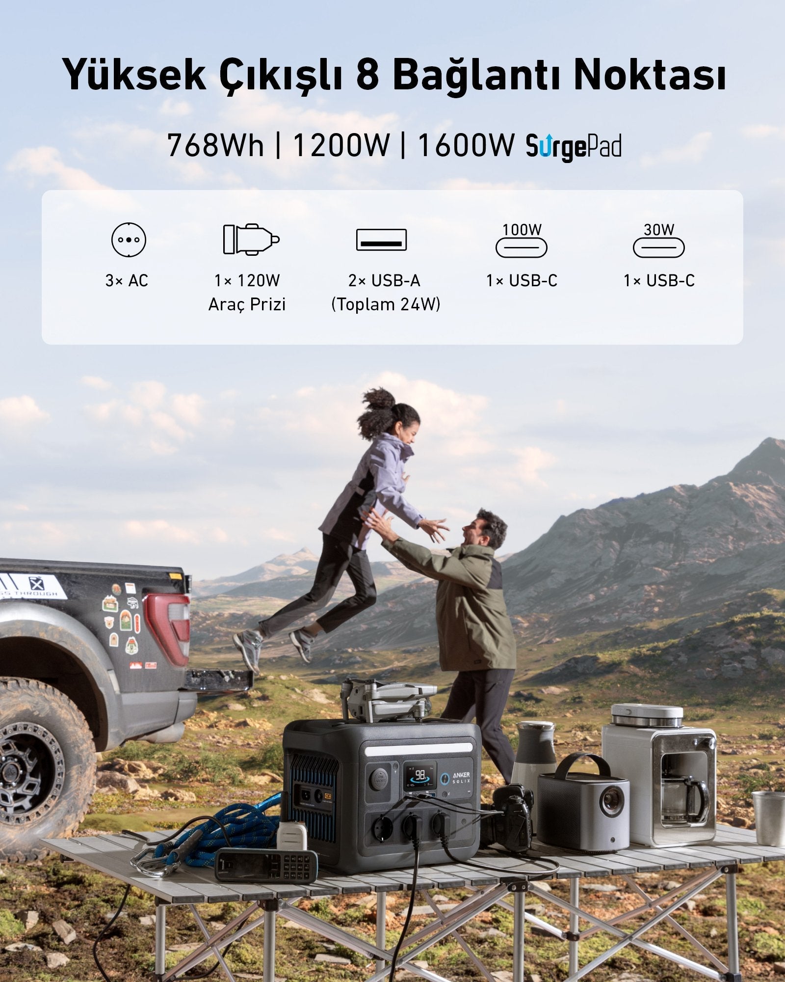 EAN 0194644187774 - Anker Solix C800X estación de energía portátil 8 1200 W imagen 7
