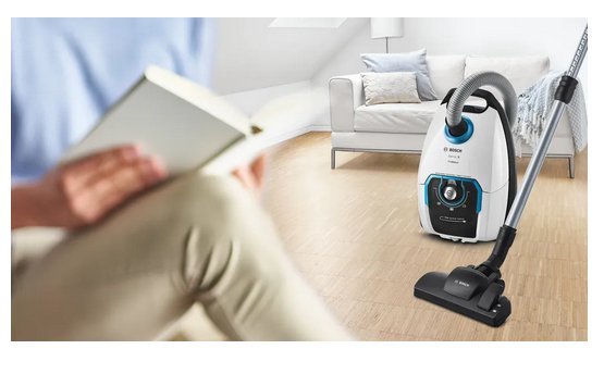 Serie Bosch | 8 Bgb75xsil, Aspiradora De Suelo (Blanco, Prosilence) Bgb75xsil