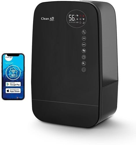 EAN 8718546312168 - CLEAN AIR CA-607B humidificador 5,5 L Negro 25 W imagen 1