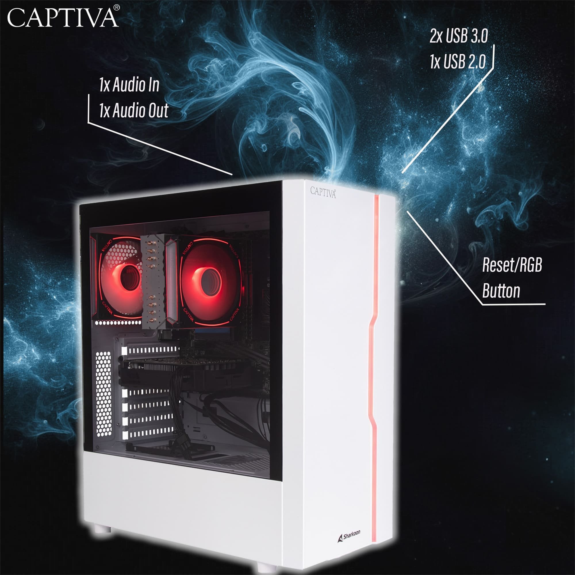 EAN 4046373941690 - CAPTIVA 94169 PCs/estación de trabajo AMD Ryzen™ 7 5700X 32 GB DDR4-SDRAM 1 TB SSD NVIDIA GeForce RTX 506 imagen 5