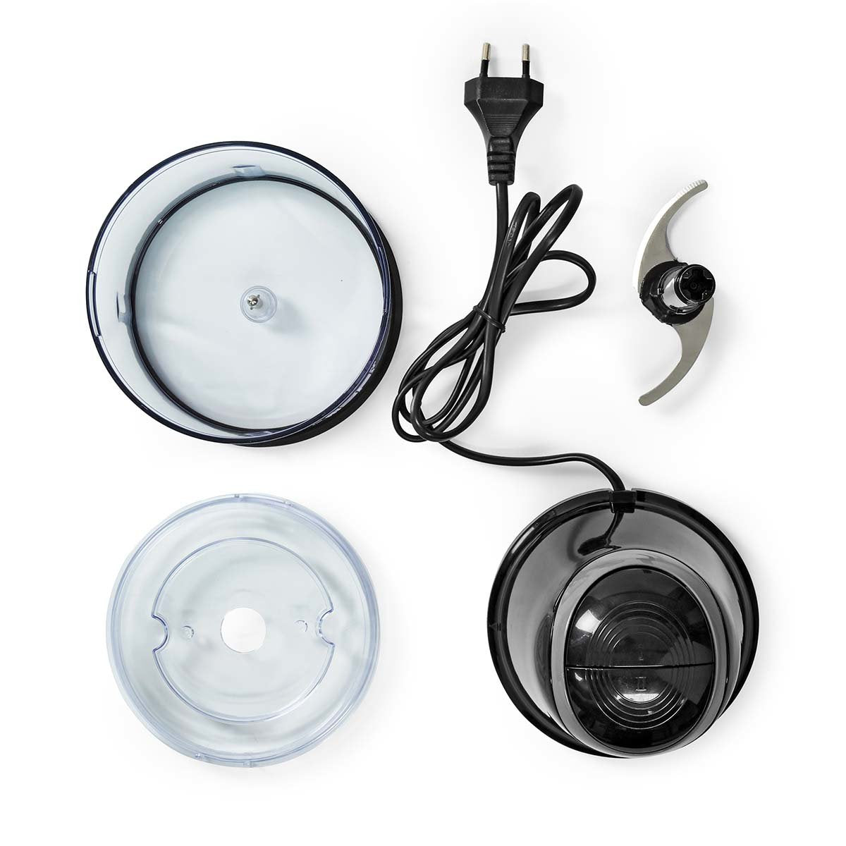 Nedis Picadora De Alimentos 260 W 0.5 L Plstico 2 Ajustes De Velocidad Negro