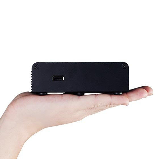 Caja Pc Silverstone Sst-Pt14b-H1t1 - Intel Nuc, Tablero D33217ck, Negro