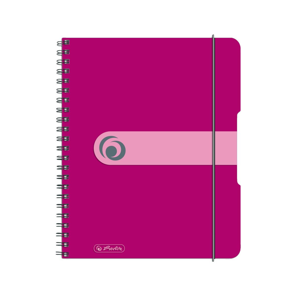 Herlitz Spiralblock "To Go" Pp-Funda A5 80 Bl. Beere