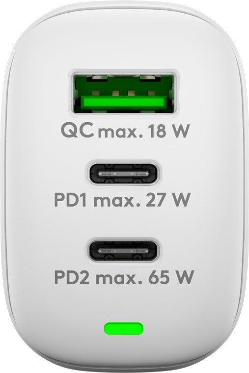 EAN 4040849654084 - Goobay 65408 cargador de dispositivo móvil Auriculares, Portátil, Smartphone, Tableta Blanco Corriente al imagen 3