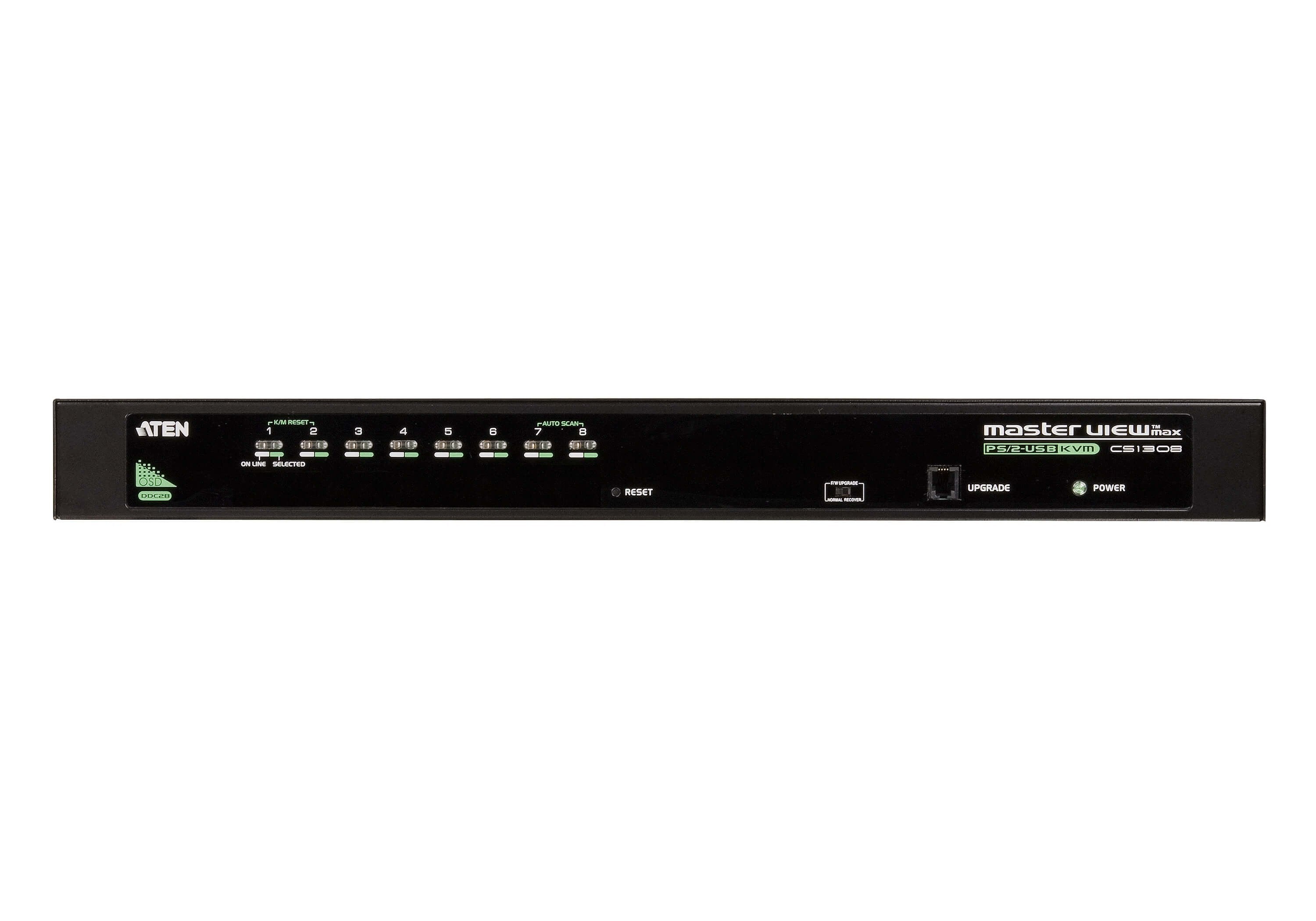 Switch Kvm, 8 Puertos, Aten Cs1308, Ps/2, Usb, 48,26cm (19") 1u