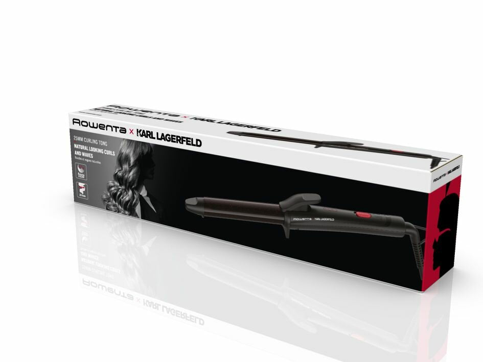 EAN 3121040085042 - Rowenta X KARL LAGERFELD CF321L Rizador de pelo Caliente Negro, Rojo 47 W 1,8 m imagen 10