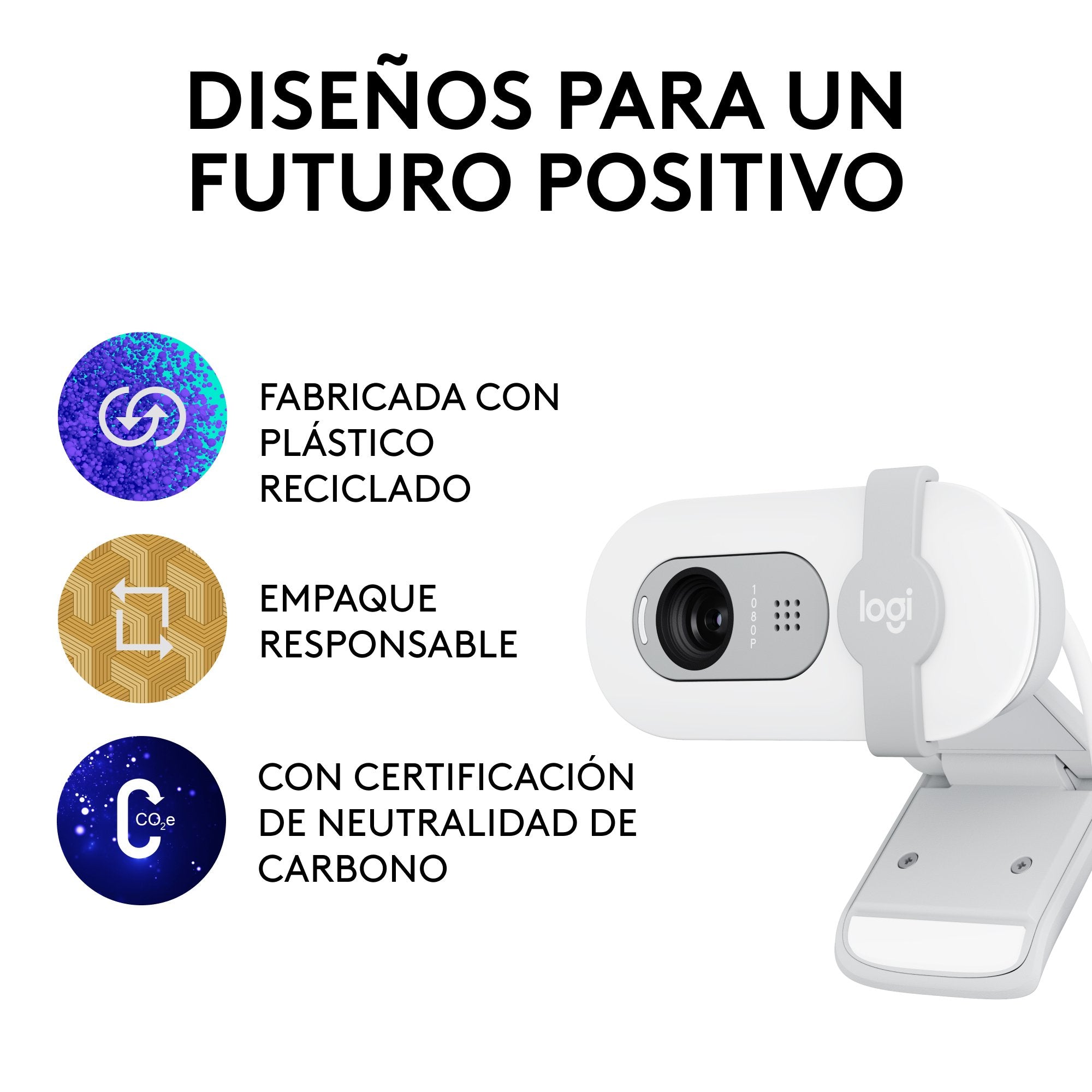 EAN 5099206113275 - Logitech 960-001617 cámara web 2 MP 1920 x 1080 Pixeles USB Blanco imagen 14