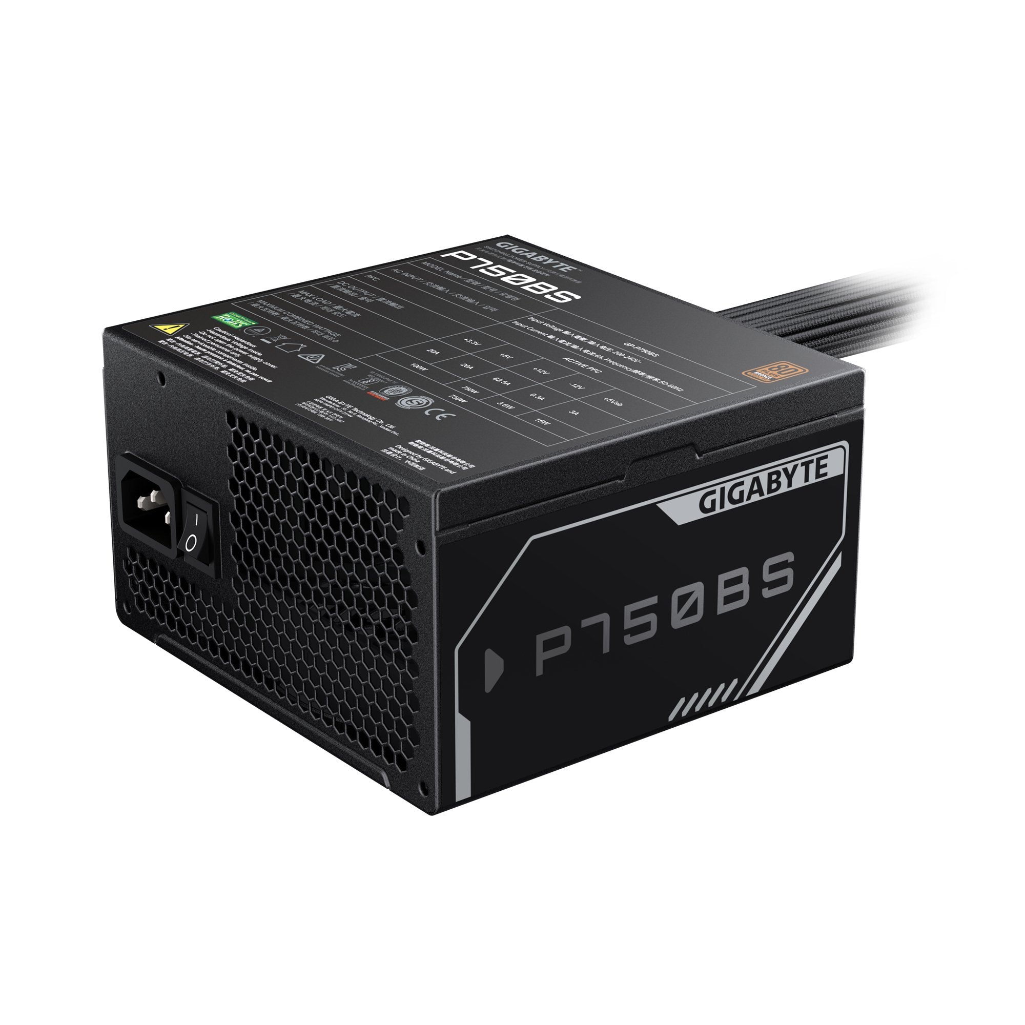Fuente Alimentacion Gigabyte Gp-P650g 750w 80 Plus Br