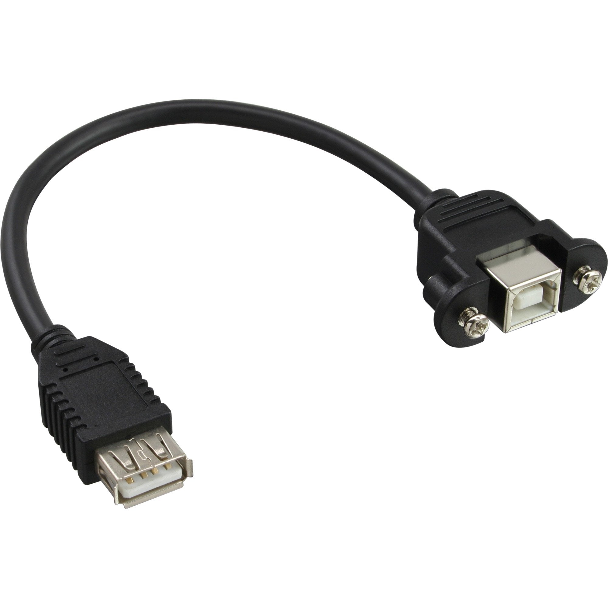 Adaptador Inline Usb 2.0 Tipo A Hembra A Conector De Chasis Tipo B 0,2 M