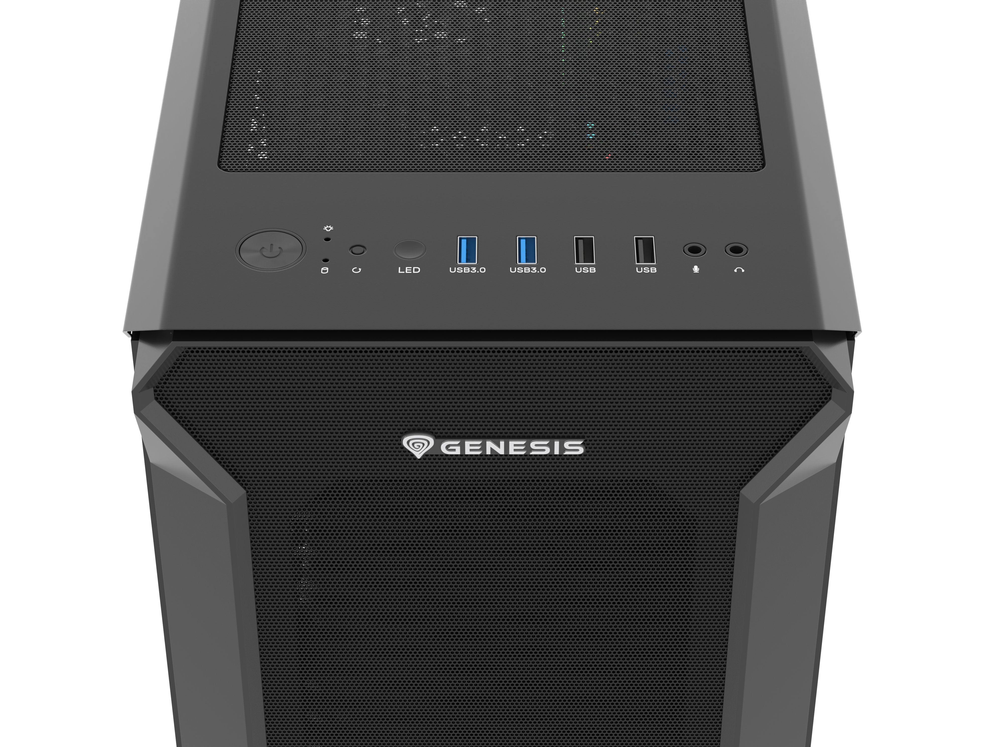 EAN 5901969437850 - GENESIS Irid 505F Midi Tower Negro imagen 2
