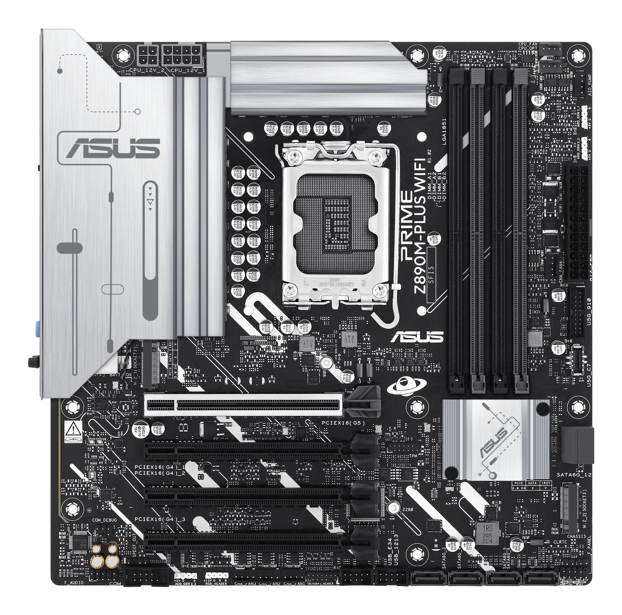 EAN 4711387755419 - ASUS PRIME Z890M-PLUS WIFI Intel Z890 LGA 1851 (Socket V1) micro ATX imagen 2