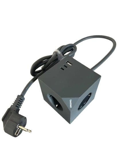 Power Cube, 3 Schuko Outlets With Magnetic Function, 2