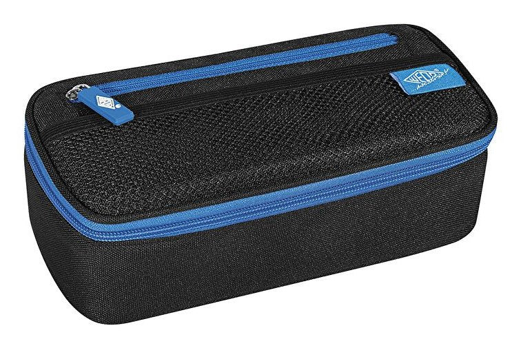 EAN 4003801861951 - Wedo 242 43010 caja de lápices Estuche suave Poliéster Negro, Azul imagen 1