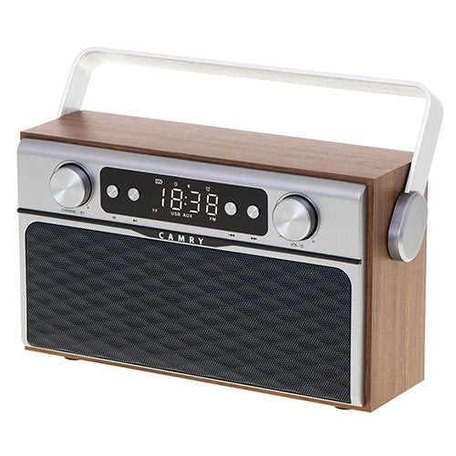 EAN 5902934839143 - Camry Premium Radio CR 1183 Portátil Digital Aluminio, Negro, Madera imagen 1