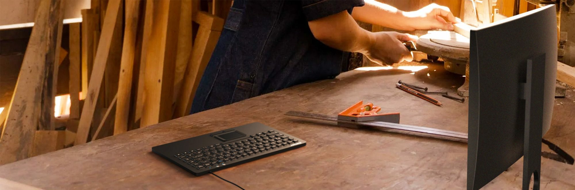 Keyboard Keysonic, Silikonummantelung,Touchpad