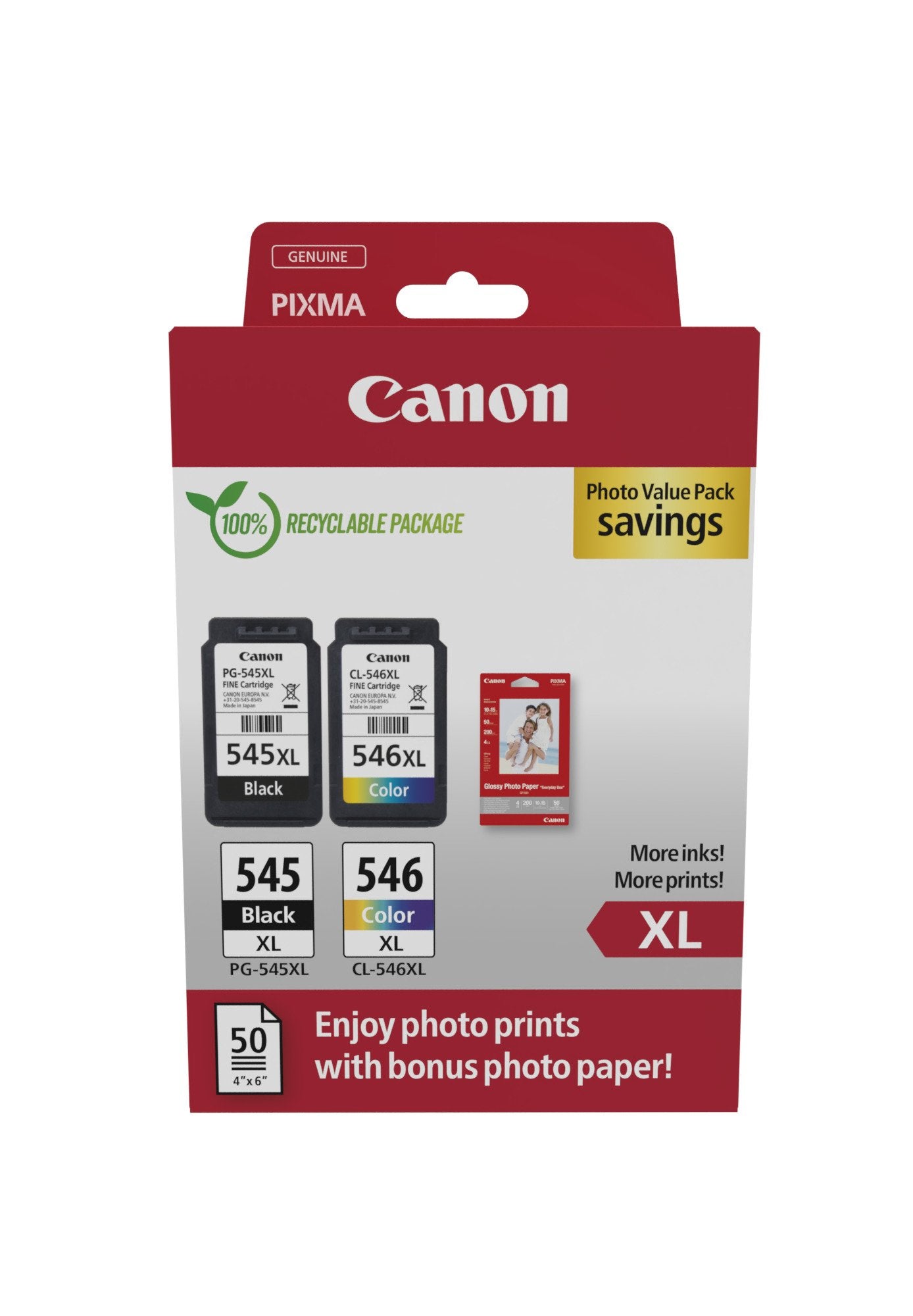 EAN 8714574679983 - Canon 8286B011 cartucho de tinta 2 pieza(s) Original Negro, Cian, Magenta, Amarillo imagen 1