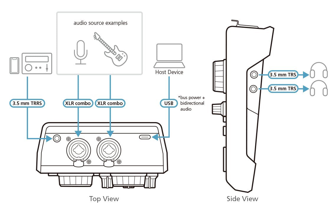Aten Mezclador De Audio Para Pódcast Con Ia Miclive De 6 Canales