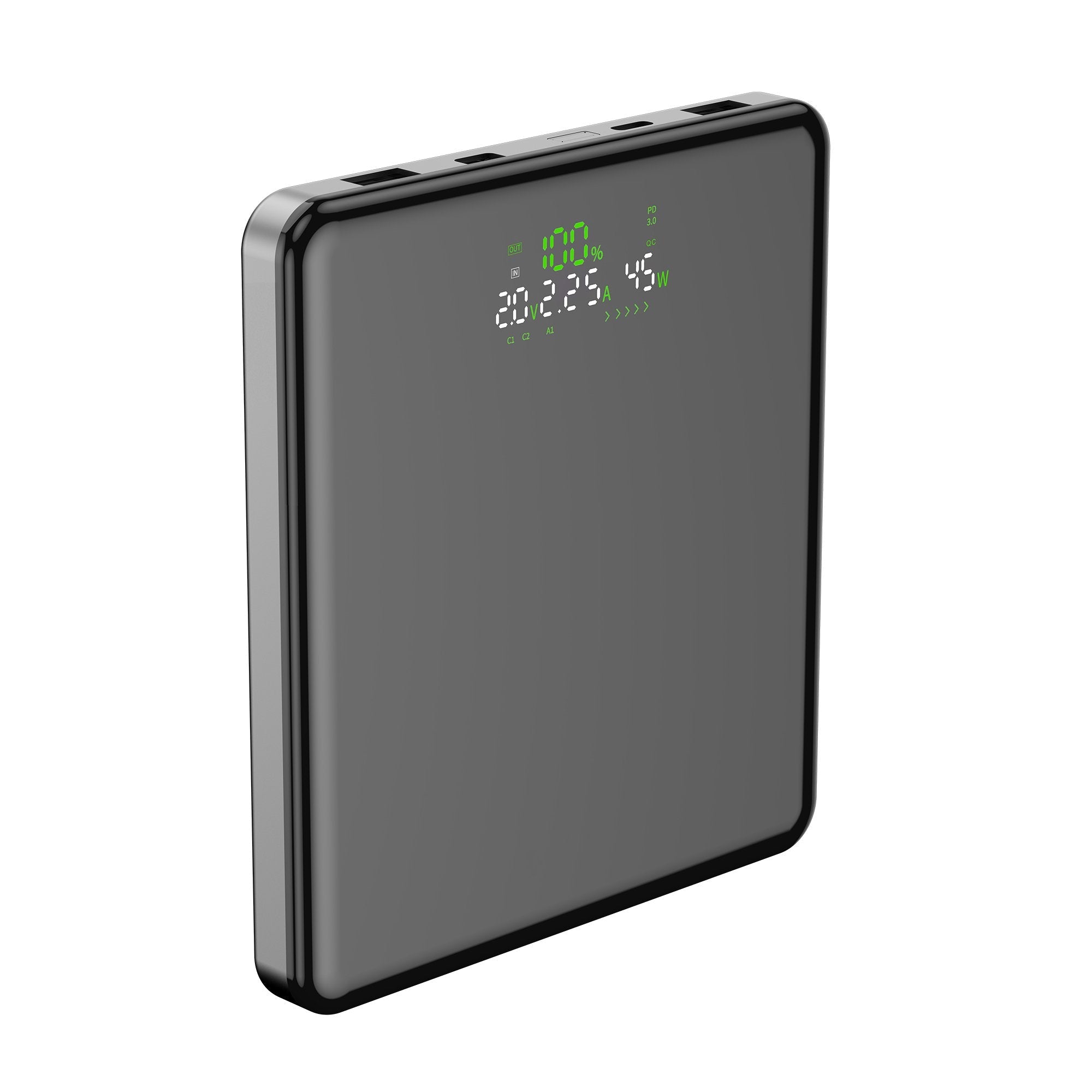 Powerbank 20000mah Leotec Lepow100w20g 100w Gris Incluye Cable Usb Tipo-C