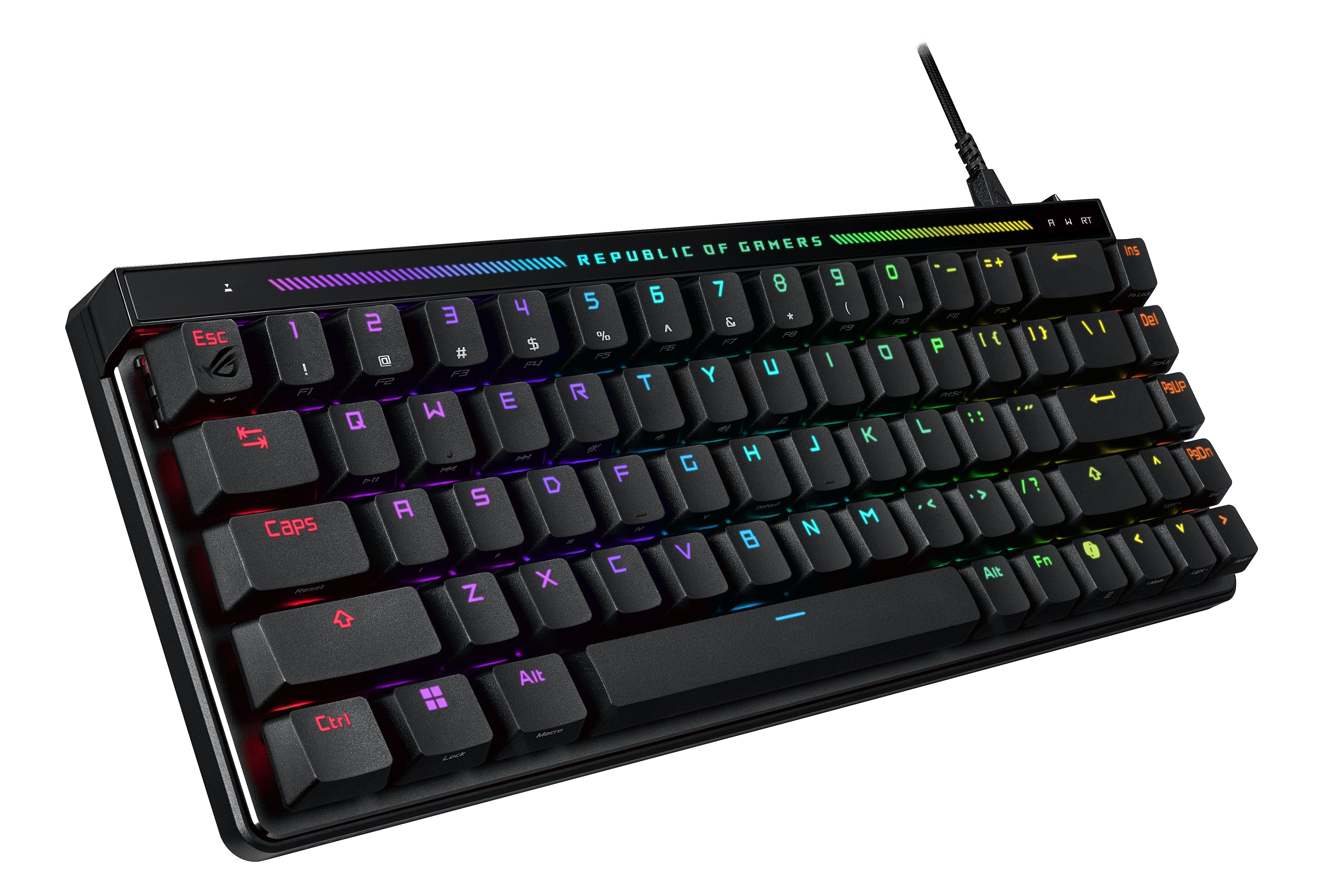 Asus Rog Falchion Ace Hfx, Teclado De Juegos Negro, De-Layout, Rog Hfx 90mp03ve-Bkda20