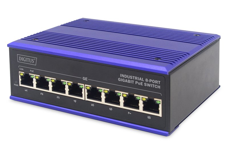 EAN 4016032458883 - ASSMANN Electronic DN-651121 switch Gigabit Ethernet (10/100/1000) Energía sobre Ethernet (PoE) Negro, Az imagen 1