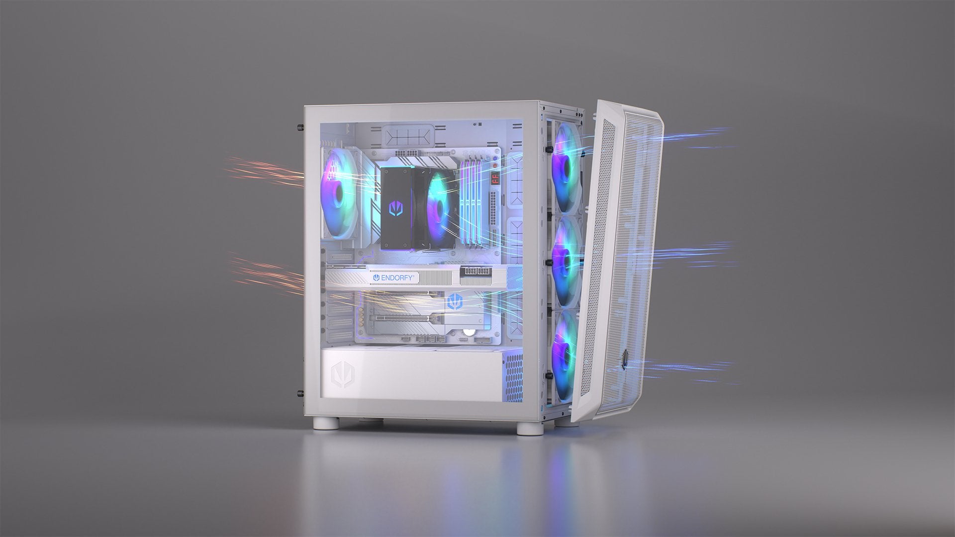 EAN 5903018668864 - ENDORFY ARX 500 ARGB White Midi Tower Blanco imagen 33