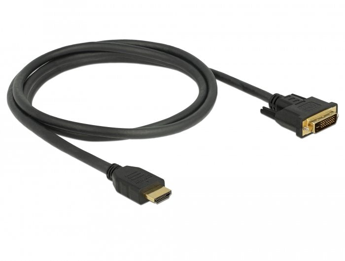 Delock Cable Hdmi > Dvi 24+1 Bidireccional 1.50m Negro