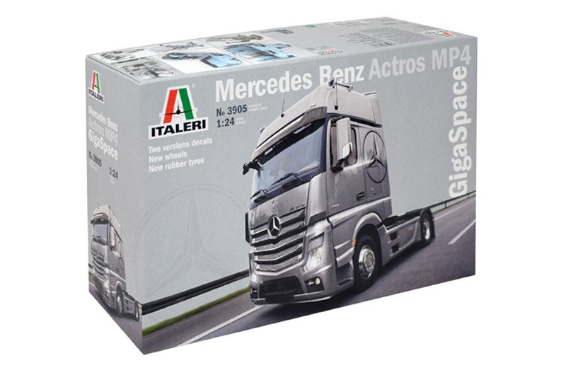 EAN 8001283039055 - Italeri Mercedes Benz Actros MP4 Gigaspace Modelo a escala de camión/tráiler Kit de montaje 1:24 imagen 1