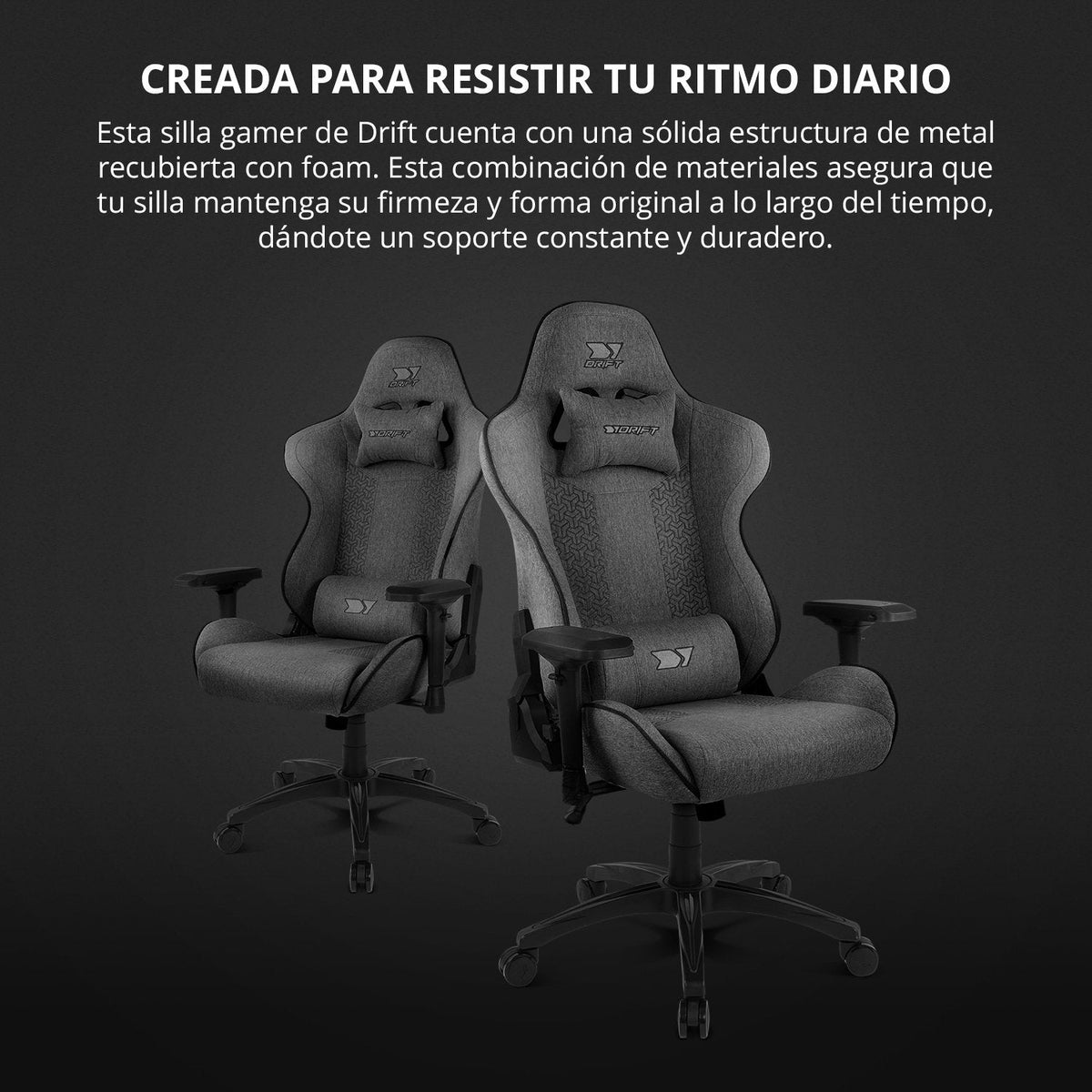 Silla Gaming Drift Dr190 Gris Oscuro