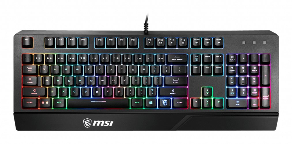 Teclado Gamer Msi Vigor Gk20 Rgb (Negro)