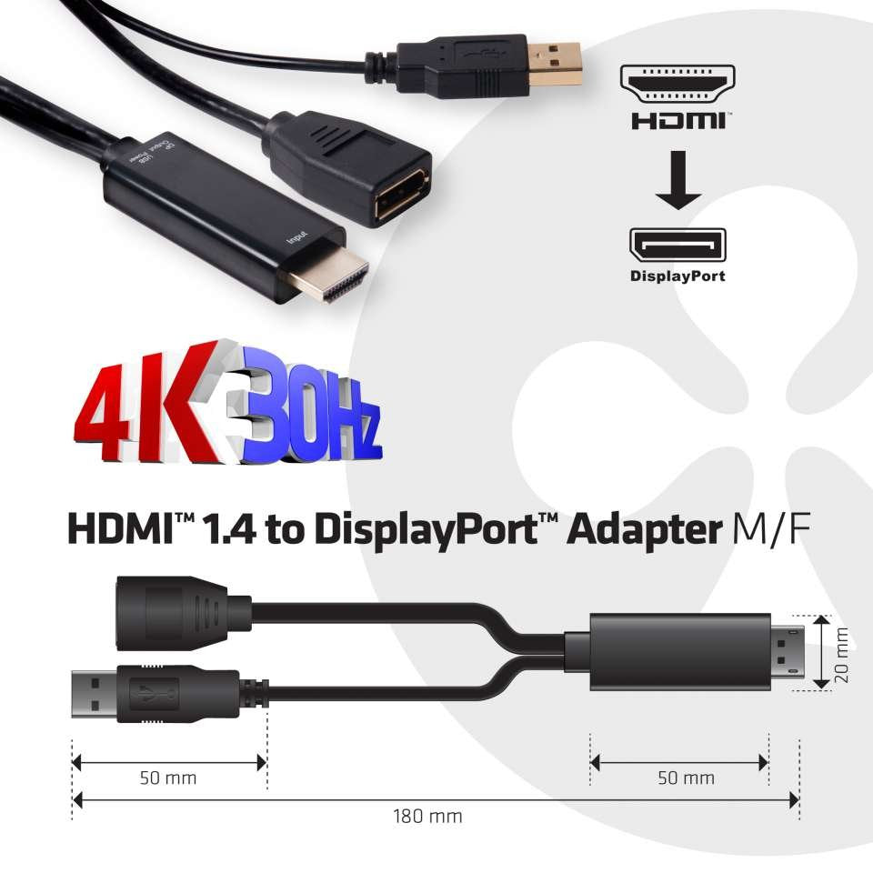Adaptador Hdmi -> Displayport