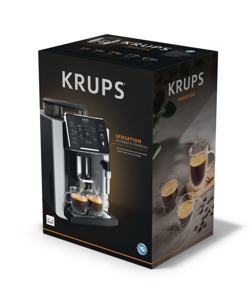 Cafetera Expreso Krups Sensation C10 1450w Negra