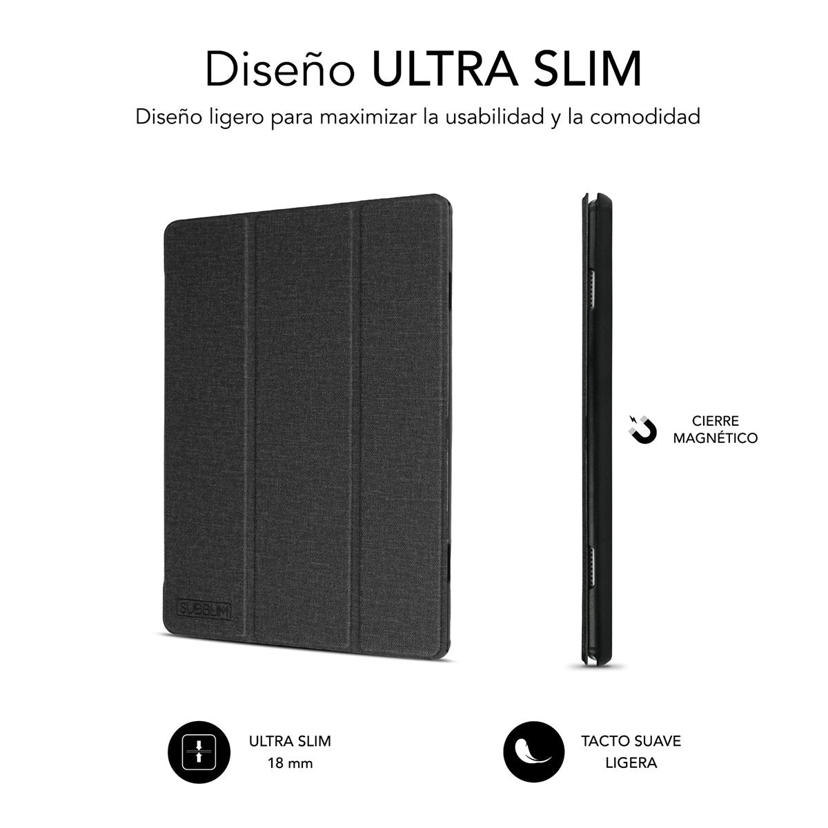 EAN 8436586742065 - SUBBLIM SUBKT4-BTPI60 26,2 cm (10.3") Folio Negro imagen 2
