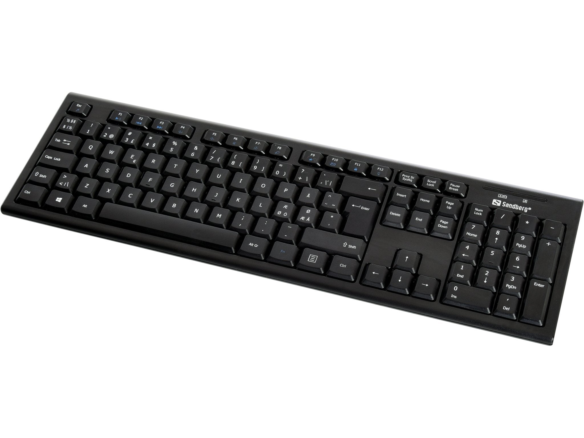 EAN 5705730631207 - Sandberg 631-20 teclado Ratón incluido Oficina RF inalámbrico QWERTY Nórdico Negro imagen 3